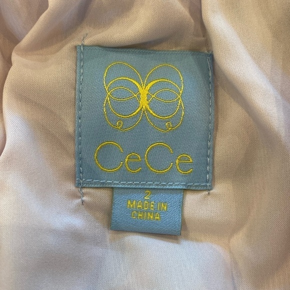 CeCe by Cynthia Steffe Tropical Cold Shoulder Maxi Dress NWT Size 2 (XS) - Picture 14 of 16